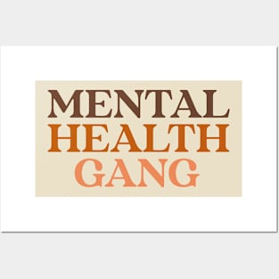 Mental health gang healing psychology Posters and Art